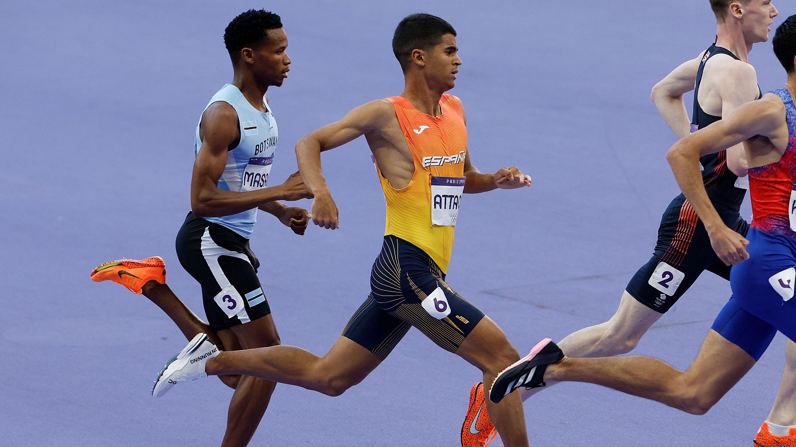 Attaoui, a RTVE tras ser quinto en la final de 800m: "Lo he dado todo, creo que lo he hecho muy bien"