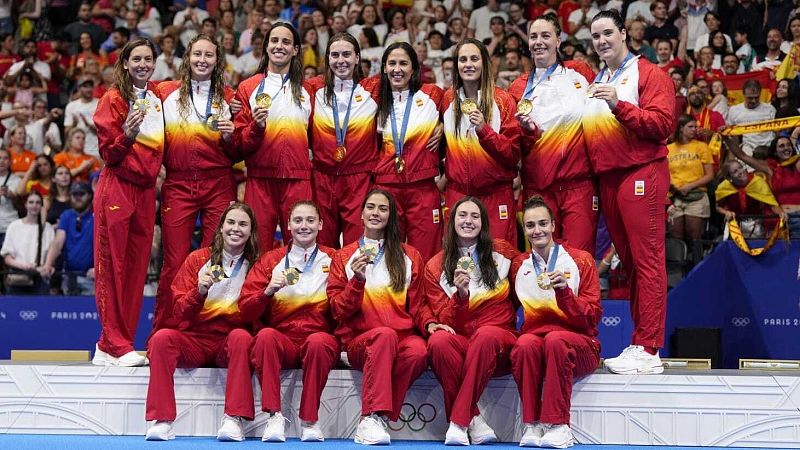 Entrega oro olímpico España | Waterpolo | JJOO París 2024 - Waterpolo JJOO París 2024 | Ver