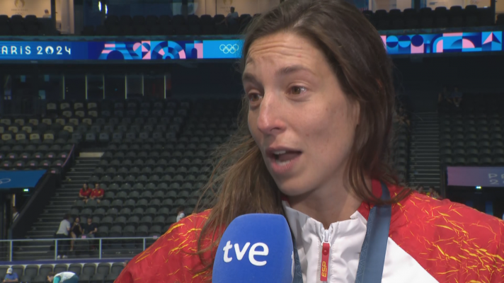 Waterpolo JJOO París 2024 - Laura Ester, a RTVE tras convertirse en campeona olímpica: "No hay palabras para describir este momento"