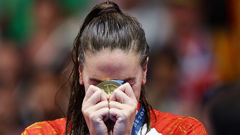 Maica García, tras ganar el oro: "Estoy seca de tanto llorar" - Waterpolo JJOO París 2024 | Ver