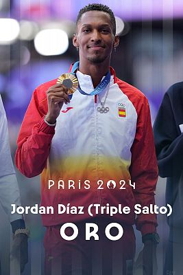 Juegos Olímpicos París 2024 - Entrega de medallas: Jordan Díaz ya tiene su oro olímpico en triple salto