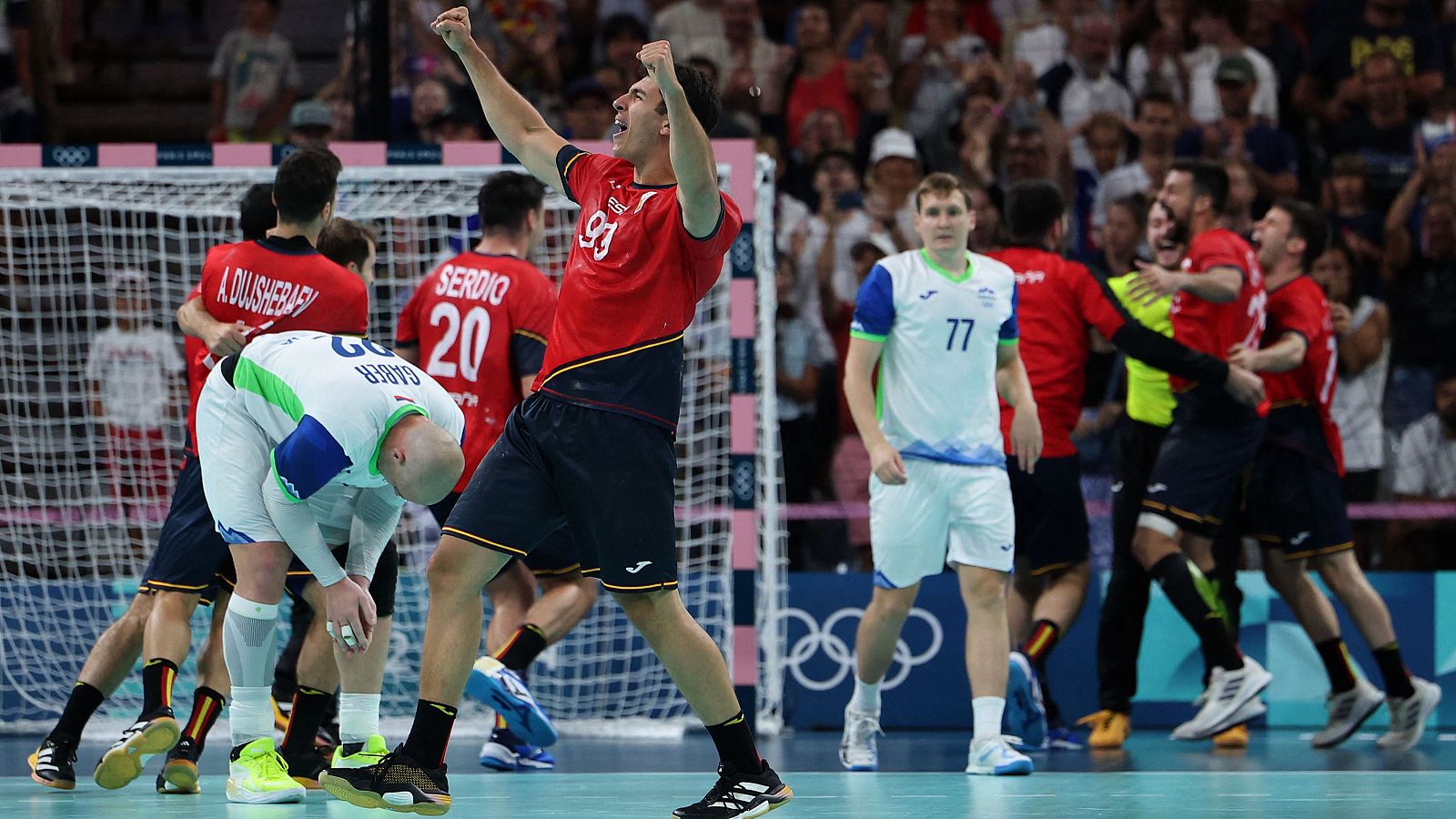 España – Eslovenia (M) balonmano: la épica acompaña a los 'Hispanos' para ser de bronce