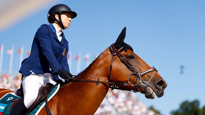 Pentatlón moderno JJOO París 2024 - Pentatlón moderno (F): Laura Heredia no se entiende con su caballo y lastra su final