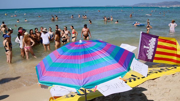 Nuevas protestas contra la masificación turística en Palma e Ibiza