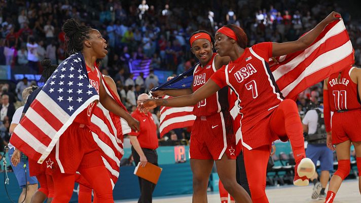 Baloncesto JJOO París 2024 - Baloncesto París 2024 - Estados Unidos se lleva una agónica final femenina de baloncesto y el último oro