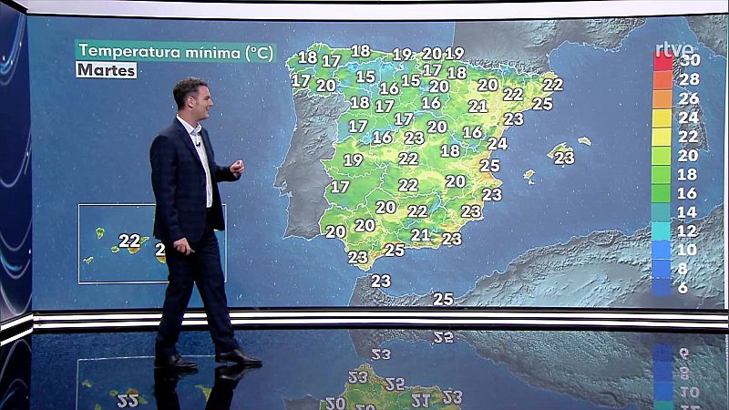 Chubascos y tormentas localmente fuertes y con granizo en la Cantábrica, la Ibérica y Pirineos - ver ahora