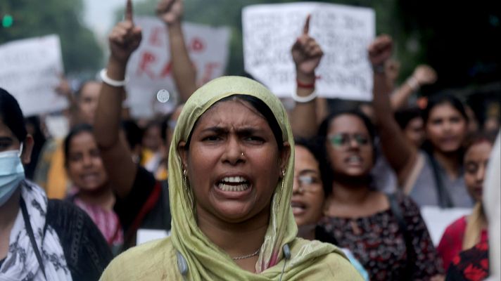 Informativo 24h - Una ola de protestas contra la violencia sexual recorre la India tras el asesinato de una doctora