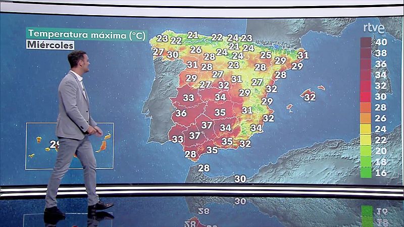 Las temperaturas descenderán de forma casi generalizada, más acusadamente en las máximas - ver ahora