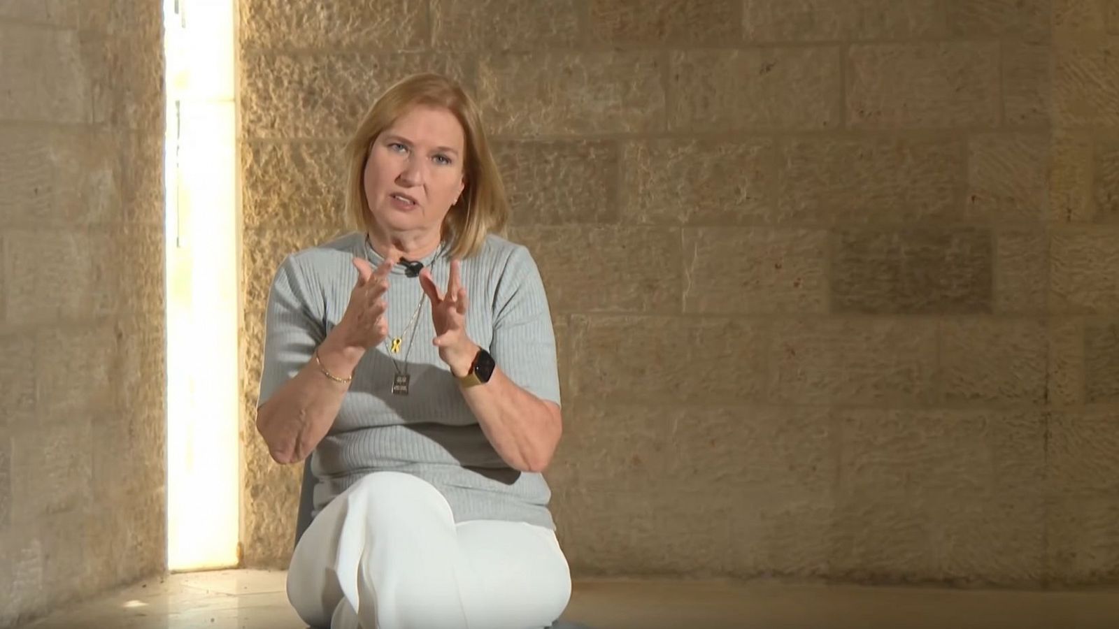 Tzipi Livni defiende la solución de dos Estados en Israel y Palestina