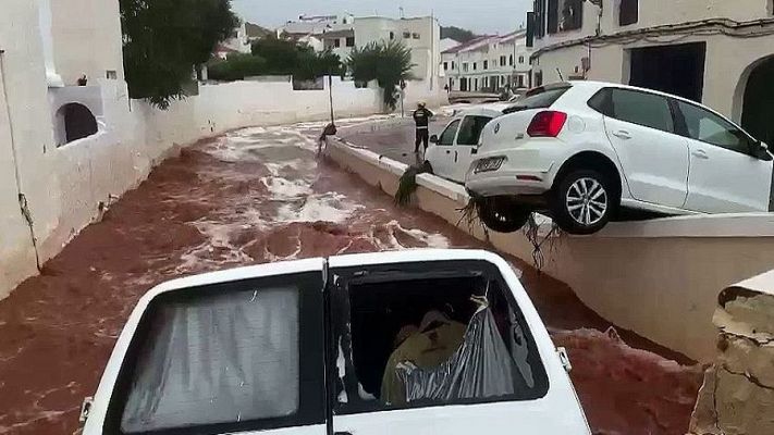 La DANA golpea Baleares: esta tarde lo peor se lo ha llevado Menorca