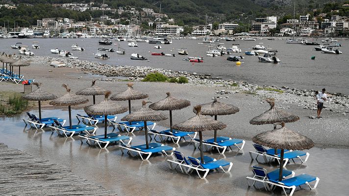 Siguen las lluvias y tormentas en Baleares y las temperaturas suben en toda España