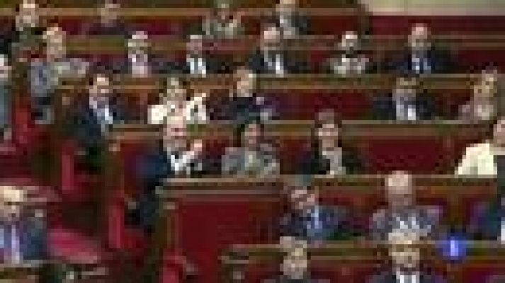 Telediario 1 - Segundo día de debate en Cataluña