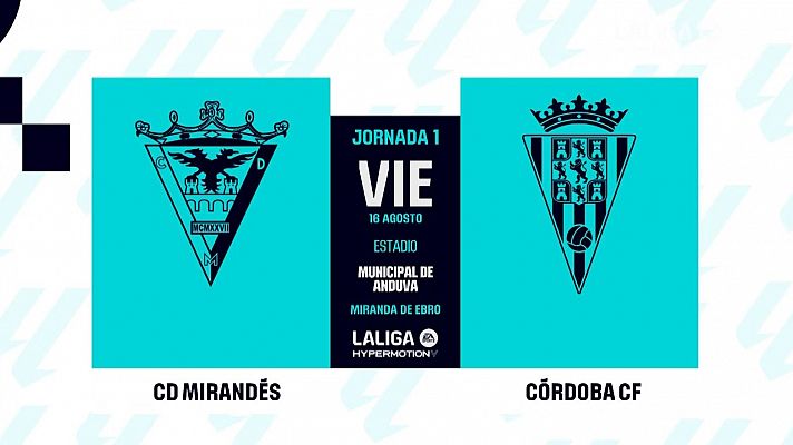 Mirandés - Córdoba CF: resumen de la 1ª jornada de Liga | Segunda