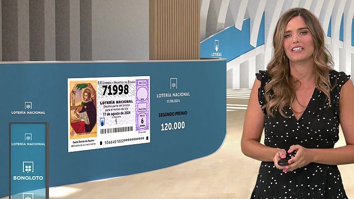 Loterías - Sorteo de la Lotería Nacional del 17/08/2024