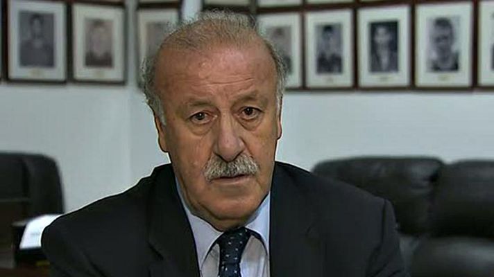 Telediario 1 - DelBosque: "Cuando deje la selección me retiro"