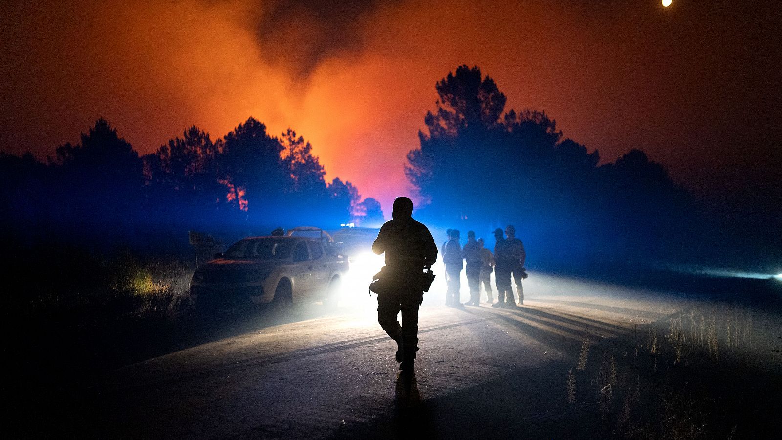 Un incendio forestal en Zamora obliga a evacuar una pedanía