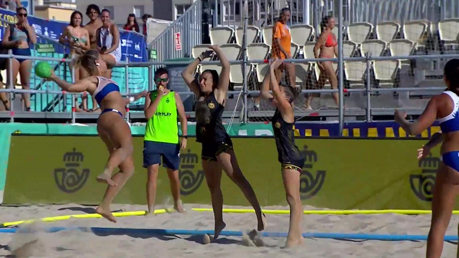 Balonmano Playa - Campeonato de España. Final Femenina: Cats A.M. Team Almería - Cuidad de Málaga