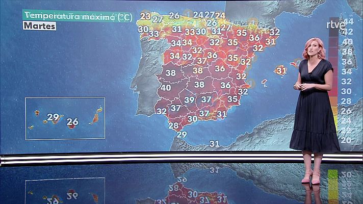 Viento fuerte en el medio Ebro, Ampurdán, Menorca y Canarias