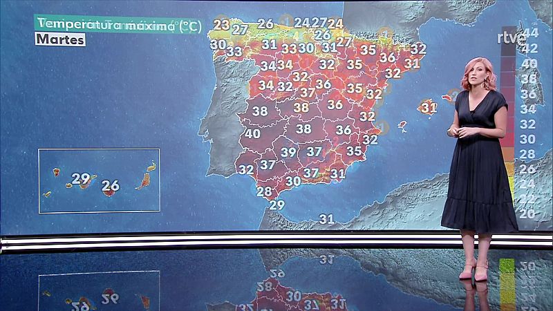 Viento fuerte en el medio Ebro, Ampurdán, Menorca y Canarias - ver ahora