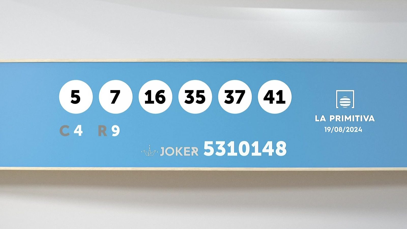 Sorteo de la Lotería Primitiva y Joker del 19/08/2024 - Ver ahora