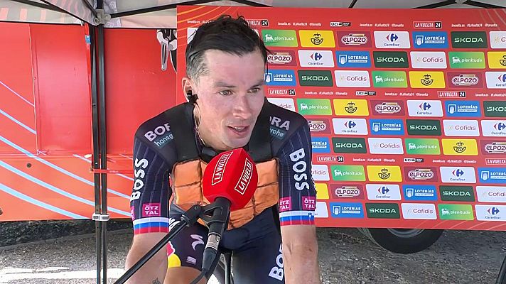 Roglic, sobre el ritmo de su equipo: "No me preguntaron"