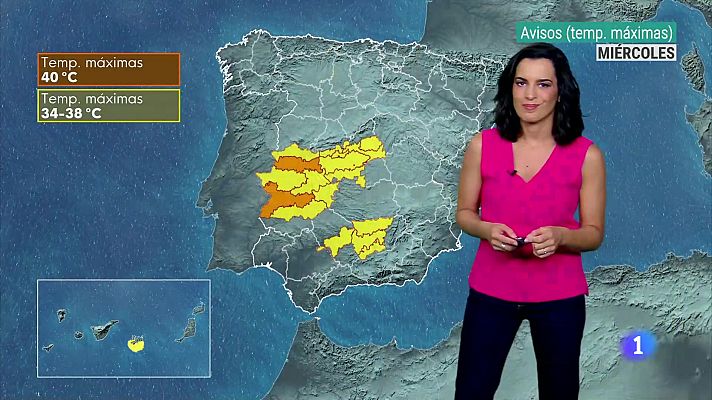 El tiempo en Extremadura - 21/08/2024