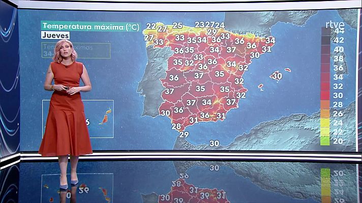 El tiempo - Tormentas y chubascos fuertes con granizo en la Ibérica oriental, sur de Castilla La Mancha y norte de Andalucía