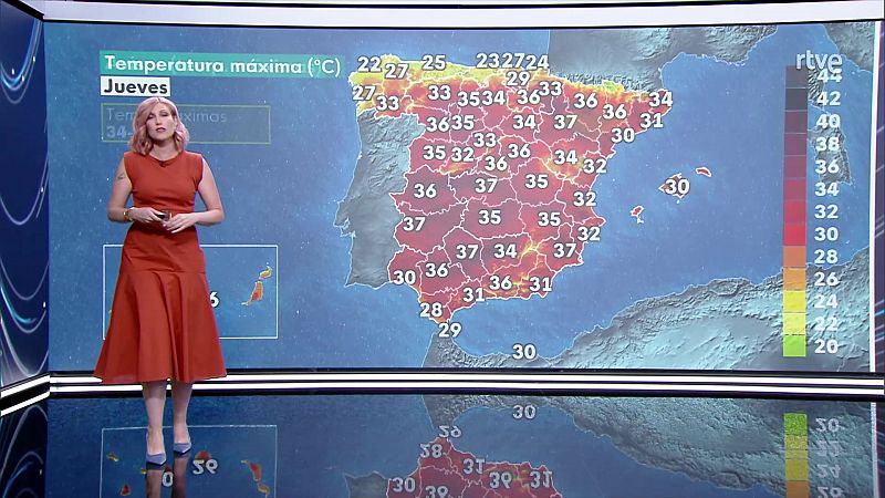 Tormentas y chubascos fuertes con granizo en la Ibérica oriental, sur de Castilla La Mancha y norte de Andalucía - ver ahora