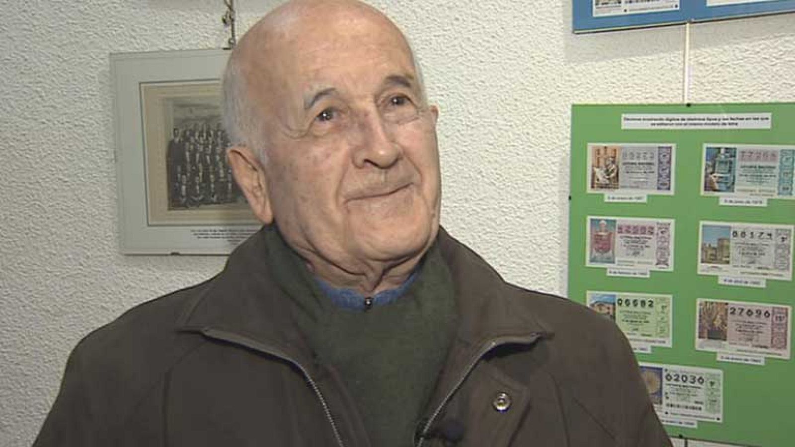 Luis Pardiñas a sus 75 años recuerda el Gordo que cantó en 1951