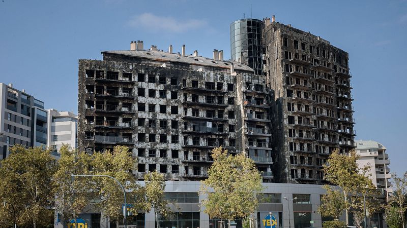 Medio año del incendio del edificio Campanar en Valencia | Ver
