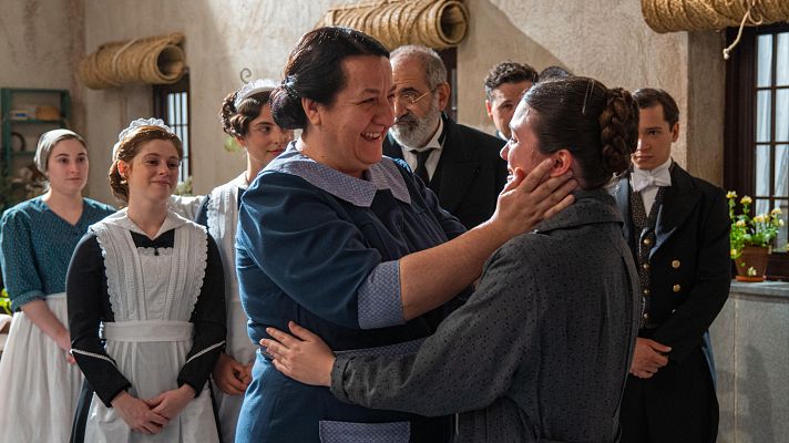 La promesa - La Promesa: Virtudes se despide de sus compañeros