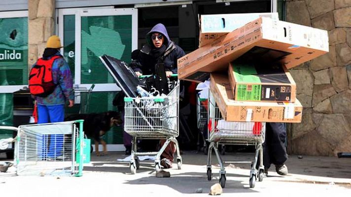 Asalto a supermercados en Argentina