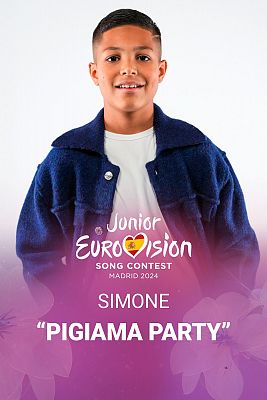 Eurovisión Junior - Simone Grande - "Pigiama Party" (Italia)