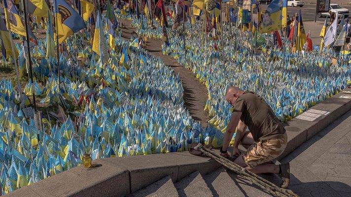 Ucrania conmemora sus 33 años fuera de la URSS en plena invasión rusa