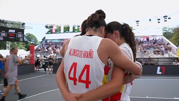 Baloncesto en RTVE - España gana a Ucrania en el europeo de baloncesto 3x3 y ya está en semis