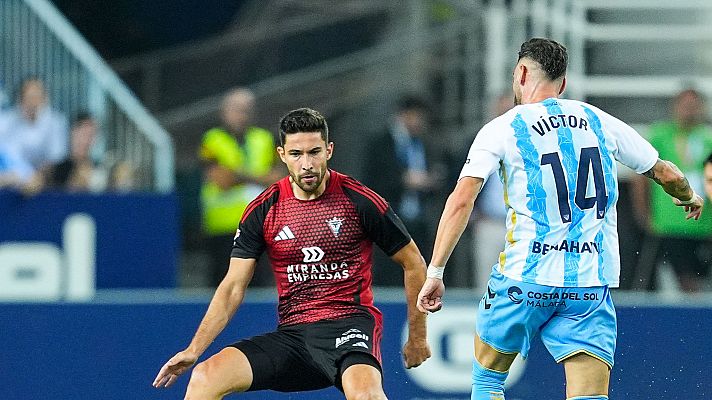 Málaga-Mirandés: resumen del partido de Liga | Segunda