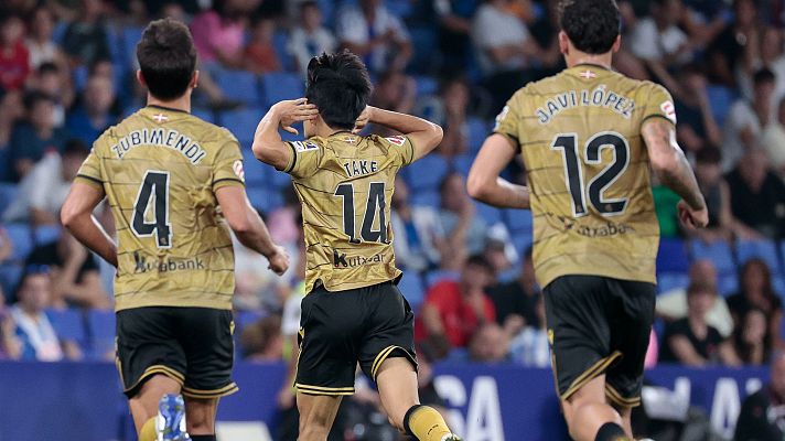 Espanyol - Real Sociedad: resumen del partido de la 2ª jornada