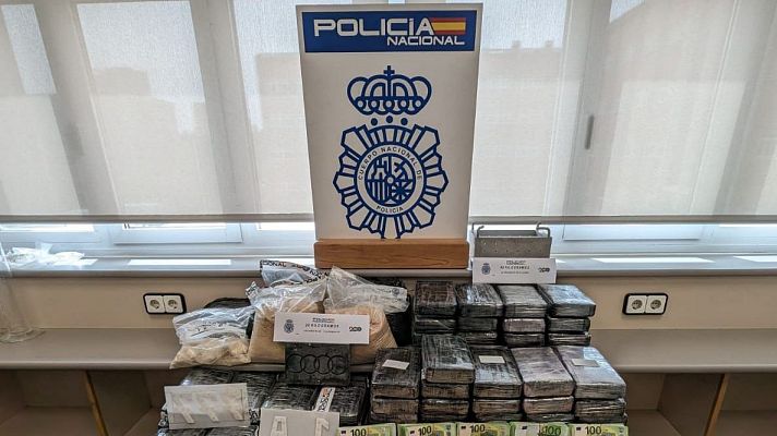Telediario Fin de Semana - Cae una red que introducía cocaína de Colombia a Málaga impregnada en cajas de fruta