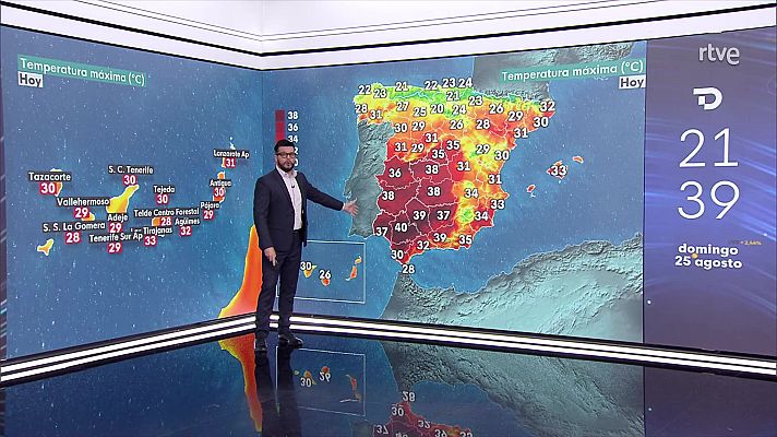 Descensos acusados de las temperaturas en la mitad nordeste peninsular