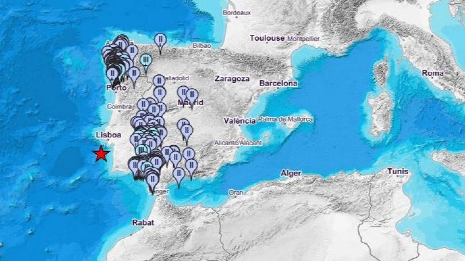 Terremoto Portugal: siete comunidades españolas afectadas