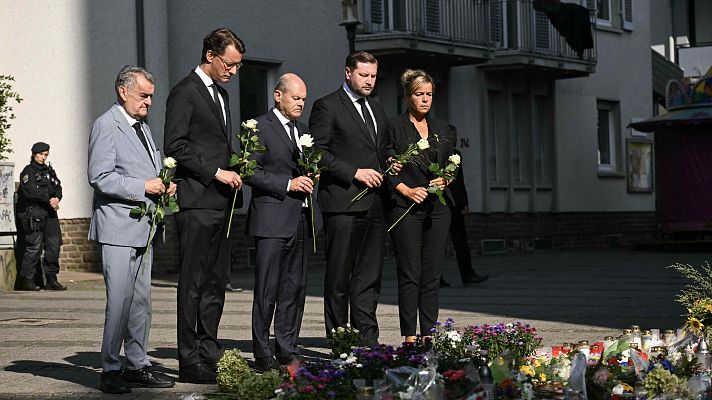 Telediario 1 - El apuñalamiento de Solingen abre una herida de miedo y división en Alemania