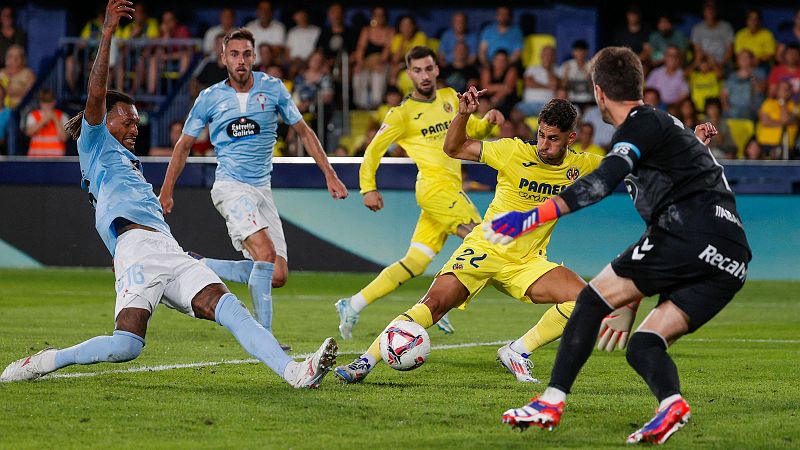 Villarreal - Celta: resumen del partido, 2ª jornada de Liga | Ver