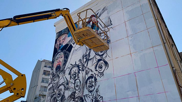 Telediario 2 - ¿De quién es el arte urbano?: reivindicativo, ilegal y muy codiciado por el mercado del arte