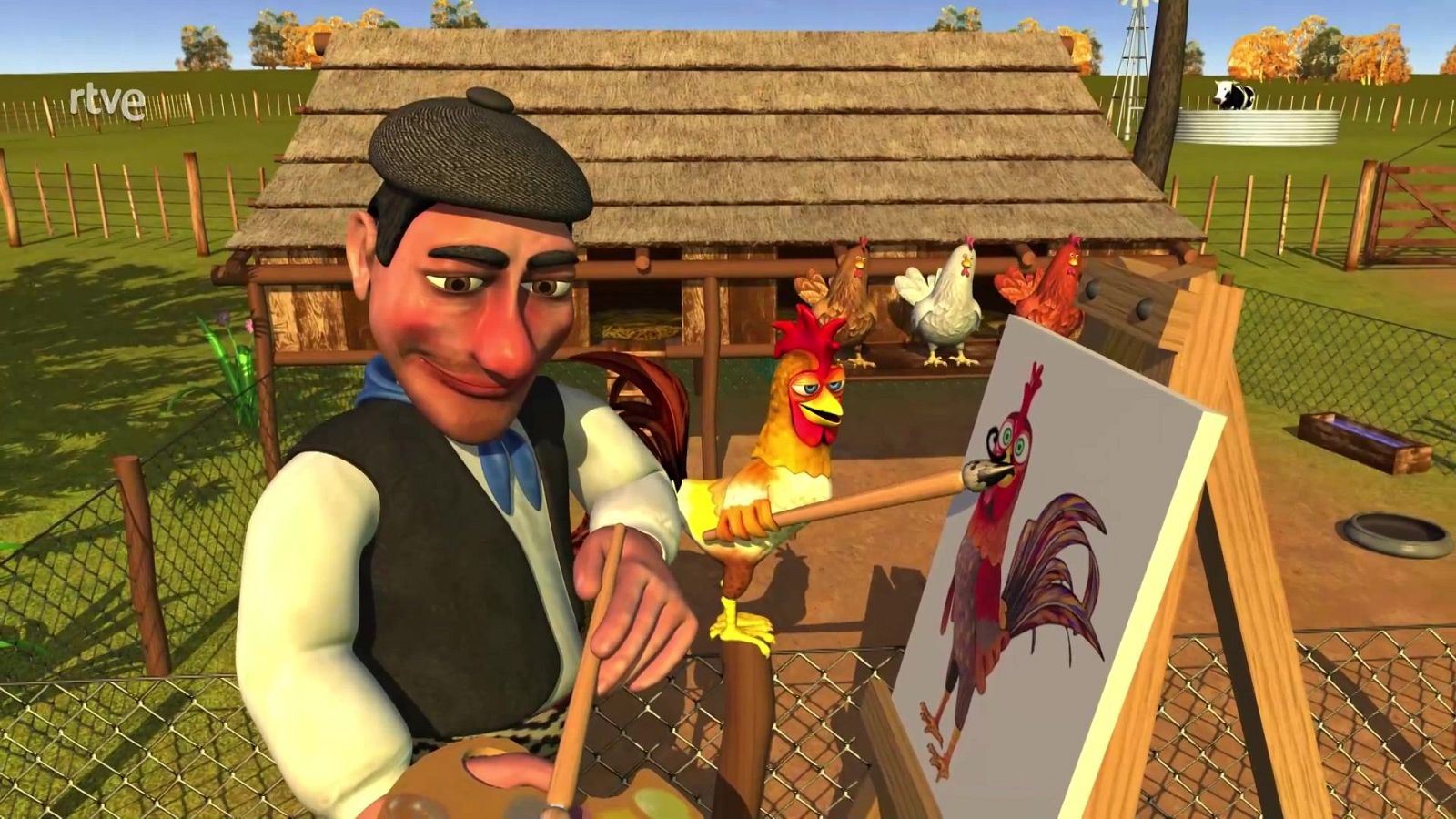 La granja de Zenon - El gallo pinto - El Reino Infantil | Ver