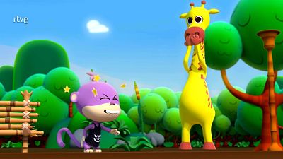 Canciones del zoo - El mono y la jirafa - El Reino Infantil | Ver