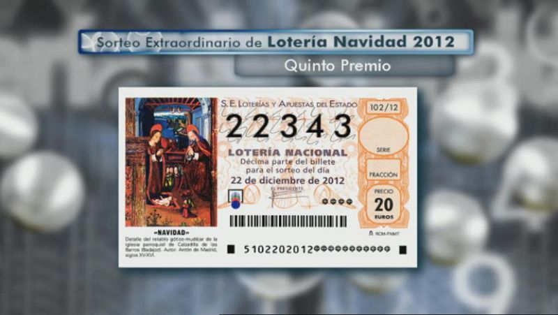  El 22.343, otro quinto premio muy repartido 