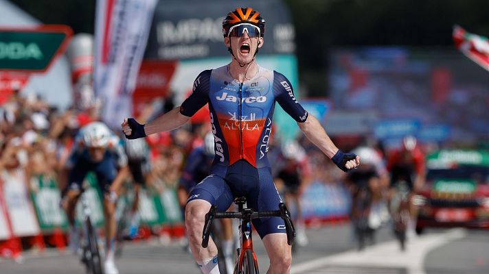 Vuelta ciclista a España - Eddie Dunbar vence en Padrón en una etapa donde Roglic y Mas ganan de nuevo tiempo respecto a O'Connor