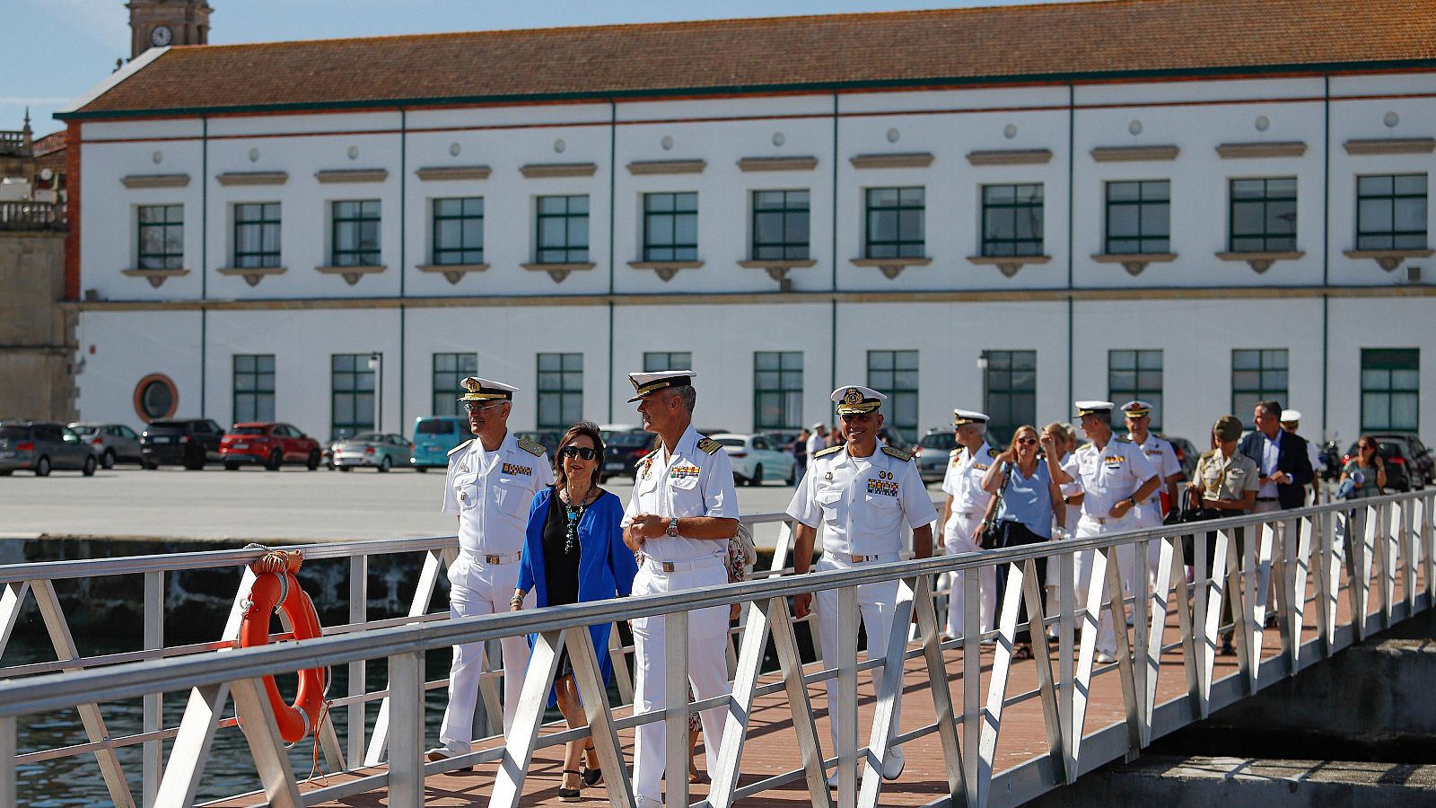 Marín se prepara para recibir a la princesa Leonor en la Armada