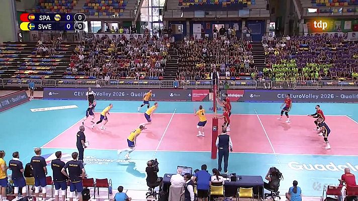 Voleibol - Preparación Campeonato de Europa Masculino: España - Suecia