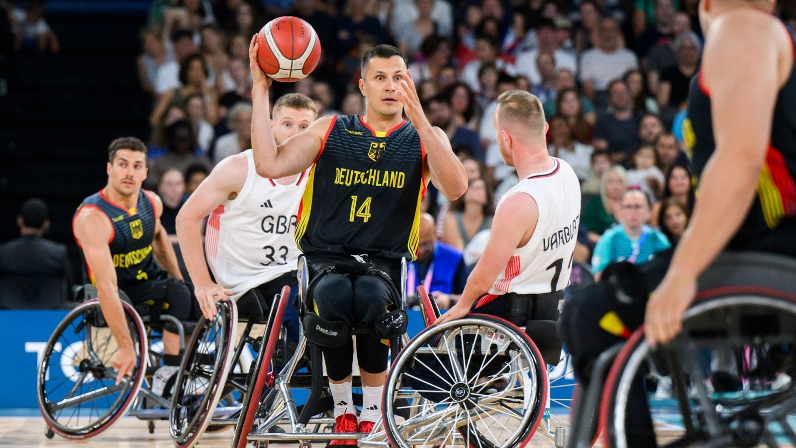 Paralímpicos París 2024 - Baloncesto en silla de ruedas: Fase preliminar. Grupo A (M). Gran Bretaña - Alemania